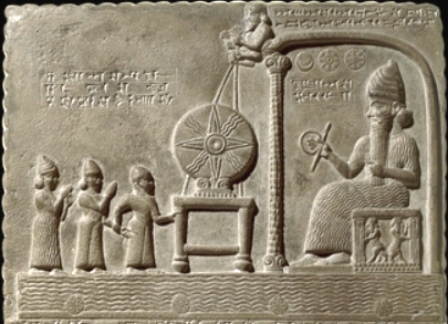 Verehrung von Sonnengott Shamash / Baal, Babylon